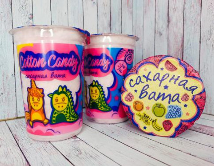 Сахарная вата "Cotton Candy" апельсин (20гр*12) г. Москва ООО КондиПрод (1шт)