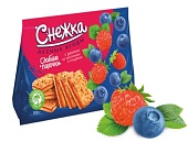 Печенье"Снежка"(лесные ягоды земляника и голубика)(308гр) г.Казань ООО"Тестори" (1шт)